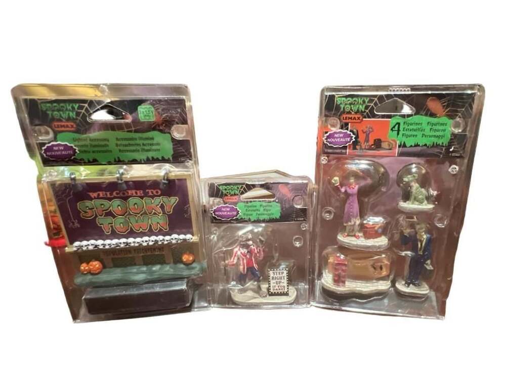 Lemax Spooky Town Collection Set of 3